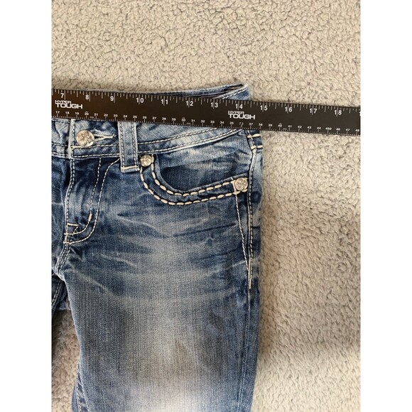 Miss Me Skinny Jeans 27 JE5757SR VTG 36D 31 Inseam Embellished Sequin - Picture 5 of 15